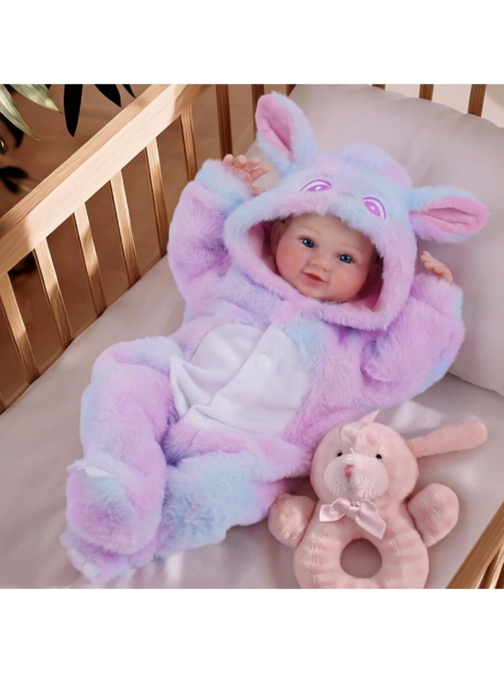 17'' Soft Body Realistic Baby Doll with Blue Eyes - Adorable Gift for Girls